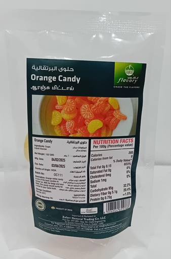 FLAVORY - ORANGE CANDY 100G