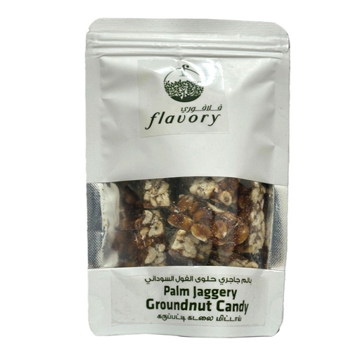FLAVORY - PALM JAGGERY (KARUPPATTI) GROUNDNUT CANDY  100G